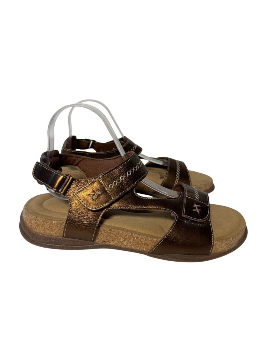 Clarks Women's Roseville Mae Leather Sling-Back Sandals Size 12M